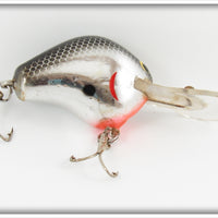 Vintage Bagley Flash Black On Silver DB1 Divin' B I Lure