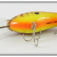 Bagley Dark Crayfish On Chartreuse DB3 Diving B III