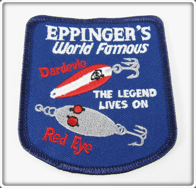 Vintage Eppinger's World Famous Dardevle & Red Eye Patch 