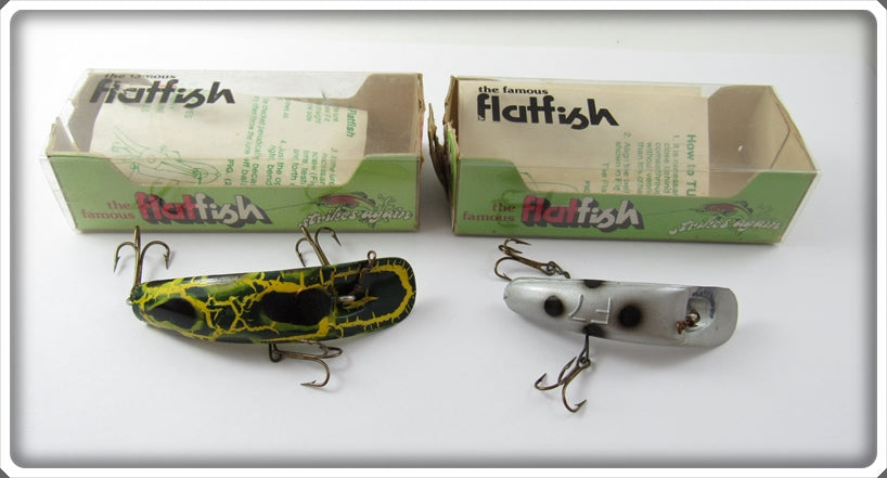 Helin Frog X4 7 Silver F7 Flatfish Pair In Boxes