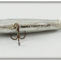 Bagley Black On Silver Foil Finger Mullet