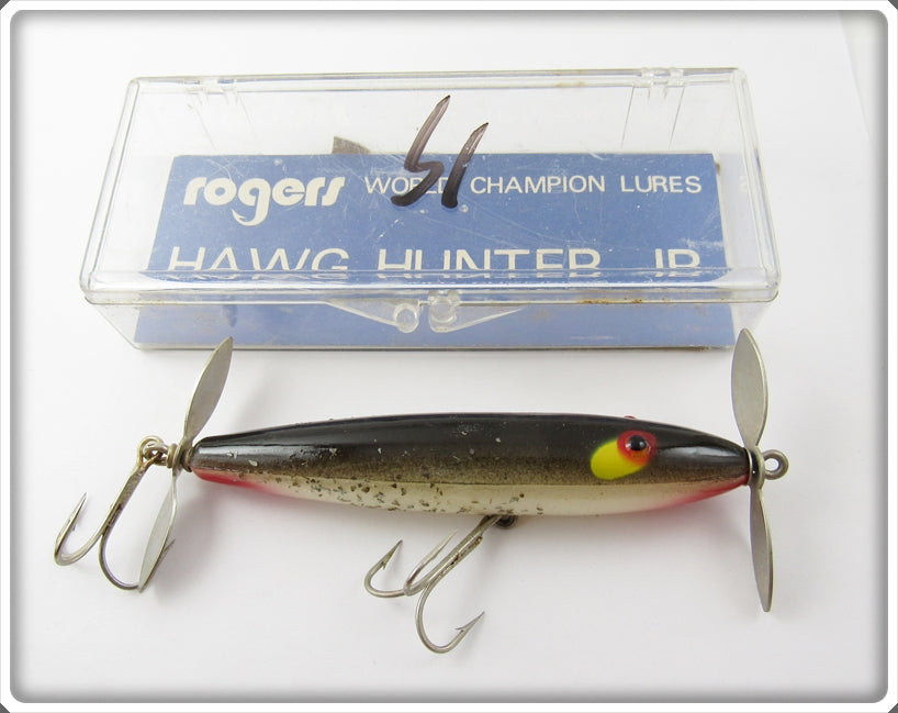 Rogers Pearl Black Back Silver Flakes Hawg Hunter Jr In Box