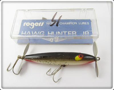 Rogers Pearl Black Back Silver Flakes Hawg Hunter Jr In Box