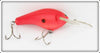 Vintage Bagley Red On Red DB3 Diving B III Lure