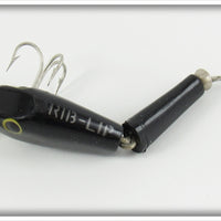 Fred Arbogast Black Rib Lip In Box