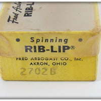 Fred Arbogast Black Rib Lip In Box