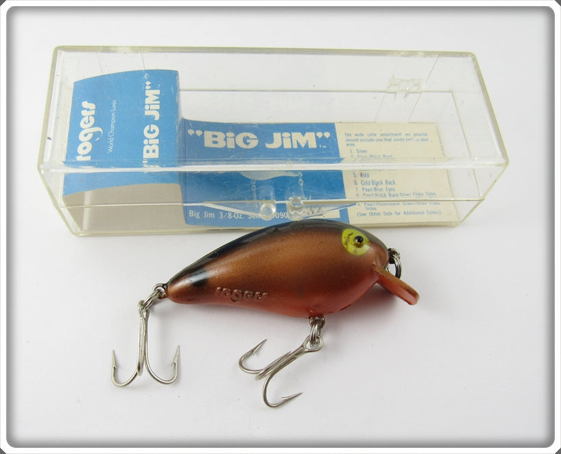 Rogers Copper Black Back Big Jim In Box