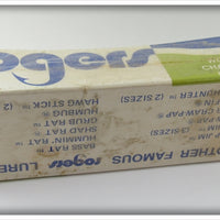 Rogers Orange Belly Black Splatter Back Big Jim In Box