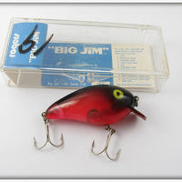 Rogers Translucent Red Black Back Big Jim In Box