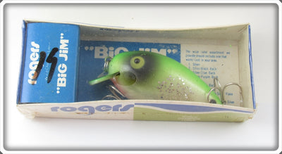 Rogers Pearl Green Silver Flake Big Jim In Box
