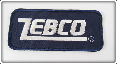 Vintage Zebco Blue & White Patch