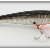 Vintage Bagley Black On Silver Foil Diving Bang O B DB08 Lure