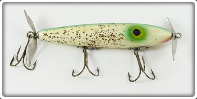 Vintage Gilmore Green Back With Silver Glitter Jumper Lure