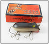 Vintage Shakespeare Grey Glo Lite Swimming Mouse Lure In Box