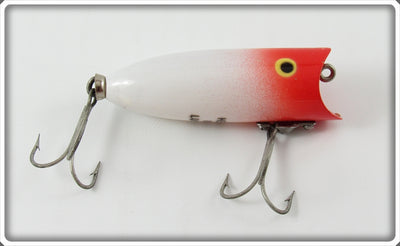 Vintage Heddon Red & White Baby Lucky 13 Lure