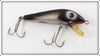 Vintage Heddon Black & Silver Tiger Lure