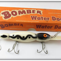 Bomber White Black Shadow Stripe Water Dog In Box