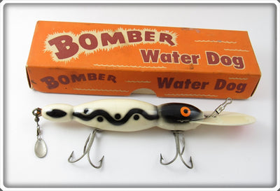 Bomber White Black Shadow Stripe Water Dog In Box