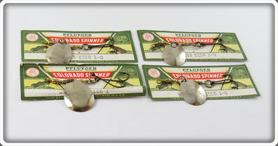 Pflueger Colorado Spinner Lot Of Four On Cards