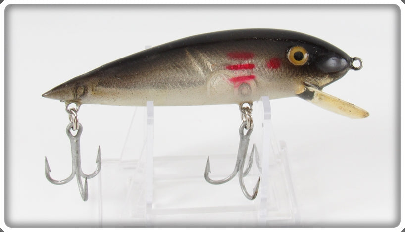 Vintage Gudebrod Silver & Black Maverick Lure