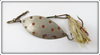 Pflueger Silver With Gold Spots Muskill Spoon