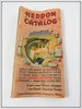 Vintage Heddon Pocket Catalog