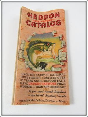Vintage Heddon Pocket Catalog