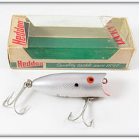 Vintage Heddon Silver Shad Baby Lucky 13 Lure In Box