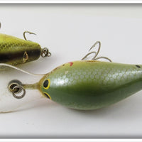 Bagley Shad On Chartreuse Fishable Pair