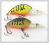 Vintage Rebel Green Crawdad Deep Wee R Pair