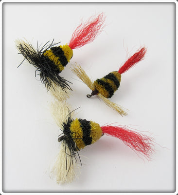 Marathon Yellow & Black Bass Houn Lot Of Three