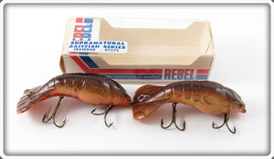 Vintage Rebel Supranatural Baitfish Crawdad Pair With One Box