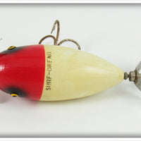 South Bend Red Head White Baby Surf Oreno