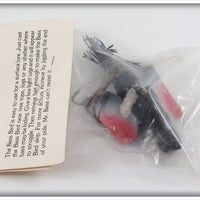 Bass Bird Lure Co Black & Red Bass Bird In Package