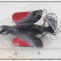 Bass Bird Lure Co Black & Red Bass Bird In Package