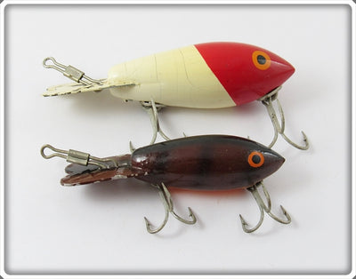 Bomber Pair: Red/White & Crawdad