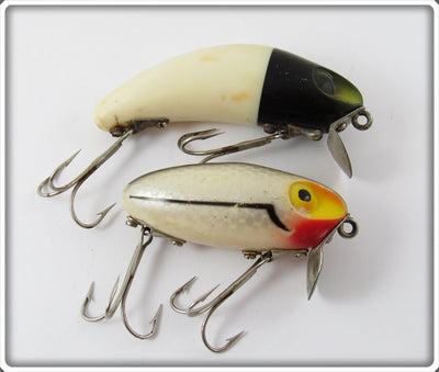 Wright & McGill Miracle Minnow Pair: Black/White & Shad
