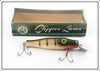 Vintage Clipper Lures Pikie Scale Baby Pikie Lure In Box