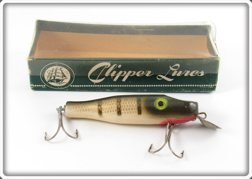 Vintage Clipper Lures Pikie Scale Baby Pikie Lure In Box