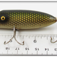 South Bend Green Scale Midget Wobbler