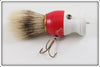 S.E Lures Red & White Shaving Badger In Box