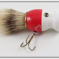 S.E Lures Red & White Shaving Badger In Box