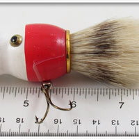 S.E Lures Red & White Shaving Badger In Box