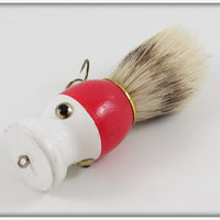 S.E Lures Red & White Shaving Badger In Box