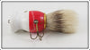 S.E Lures Red & White Shaving Badger In Box