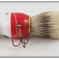 S.E Lures Red & White Shaving Badger In Box