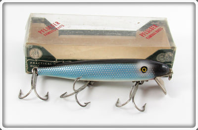 Vintage Pflueger Blue Mullet Scale Palomine Lure In Box 