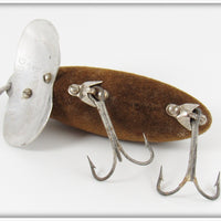 Fred Arbogast Brown Flocked Jitterbug