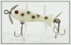 Heddon White Black Spots Tiny Spook