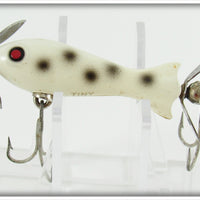 Heddon White Black Spots Tiny Spook